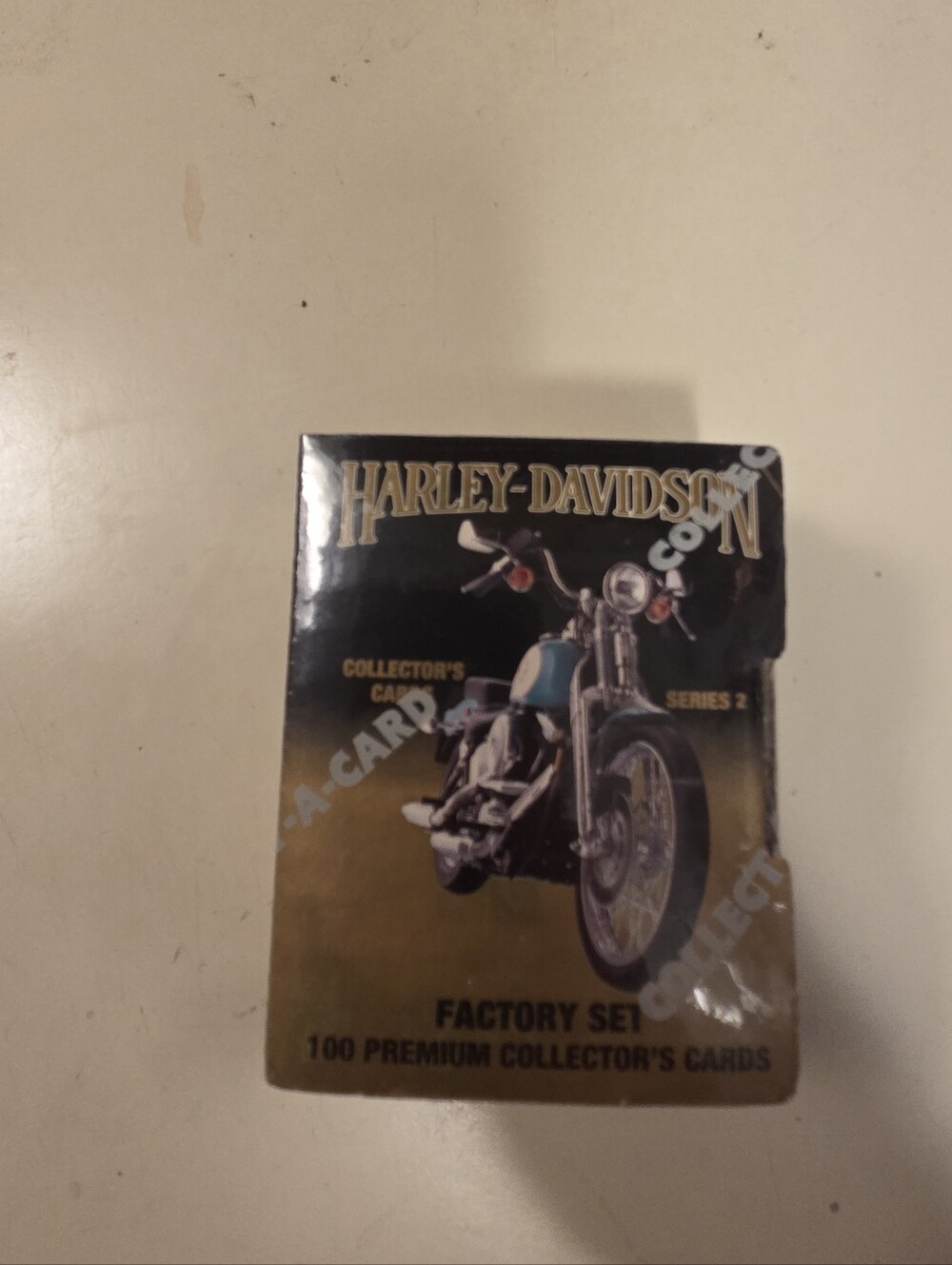 Harley-Davidson Black and Gold Collector Card Factory Set